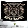 Tapeçaria Amazon Comércio Transfronteiriço Pendurado Viking Corvo Meditação Cigano Psicodélico Tarot Pano de Fundo