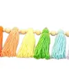 Suministro Transfronterizo de Bandera de Cuentas de Madera Acrílica Banner de Arcoíris Acrílico Fiesta Accesorios Felices para Fotos Decoración