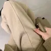 Pantalones de Maternidad 2026 Otoño e Invierno Estilo Nuevo Patrón de Espiga Casual Lana Pantalones de Pierna Ancha de Maternidad Pantalones Rectos de Lana Grises