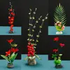 Prato de hotel para sashimi flores e plantas decorativas conceito artístico pratos criativos decoração de prato para catering restaurante japonês ocidental estilo de prato de embelezamento