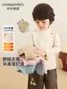 Camiseta base Kaka Panda para meninos, camiseta de manga comprida de inverno para crianças, base para meninas, roupas de inverno, blusa de outono e inverno para bebê