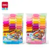 Deli Yc111 Arcilla en Bolsa para Niños Juguetes de Arcilla Ultraligeros Masa para Modelar Hecha a Mano Certificado 3C 12/24/36 Colores
