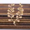 Joias DIY simples ramos em forma de Y pode colar pérolas 30 * 45mm antigo cocar hairpin acessórios material