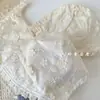 Sombrero de Princesa para Bebé Niña con Bordado de Encaje Francés Protección Solar Sombra Primavera Verano Delgado Sombrero de Corte Sombrero para Bebé Niño Pequeño
