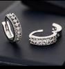Brincos de Zircônia de Cobre para Mulheres, Estilo Europeu e Americano, Brincos de Cobre com Zircônia Incrustada, Brincos, Luxo Acessível, Brincos de Nicho Transfronteiriços, Elegantes e da Moda