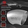 Atacado Cotovelo de Aço Inoxidável 310S 254Smo 316Ti Cotovelo Redutor Soldado de 45 Graus Cotovelo de 90 Graus