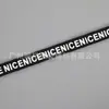 Banda Elástica de 1 cm con Estampado de Letras de Colores y Letras Grandes, Tira de Ribete para Cuello Trasero, Tira de Dobladillo, Cinta de Refuerzo para Dobladillo de Pantalones
