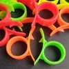 Anillo T01 dispositivo pelador de naranjas abridor de naranjas para el dedo abridor de frutas de granada naranja toronja dispositivo pelador LOGOTIPO imprimible