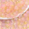 Cuentas redondas de 10 mm bañadas en color proteína, de color sólido, para pulsera de cuentas hecha a mano, accesorios para cadena de teléfono móvil, cuentas sueltas