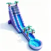 Lugar Pintoresco Mundo Acuático Inflable Comercial Doble Tobogán Tobogán Acuático Lugar al Aire Libre Piscina Inflable Tobogán Equipo de Diversión