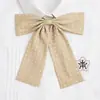 Camisa Falda Cuadros JK Corbata de Lazo Correa para el Cuello Corbata de Lazo Cuadrada con Pluma Lunares Lindo Dulce Mango Largo Accesorio Grande con Forma de Mariposa