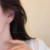 Es el color de la primavera y el verano ~ pendientes de borla de grava de amor pendientes de diseño minoritario femenino pendientes de temperamento ins dulces