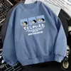 Sudadera para Hombre Primavera y Otoño con Capucha de Moda Ins Holgada Moda Estilo Hong Kong Cuello Redondo Felpa Otoño Pulóver de Pareja Top Chaqueta