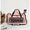 Bolsa de Viagem Curta Distância, Mochila Esportiva Grande Capacidade Feminina, Bolsa de Natação e Fitness com Separação Seca e Úmida Masculina, Bolsa de Bagagem, Bolsa de Mão