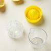 Exprimidor de Limón Mini Exprimidor de Jugo de Naranja Manual Transparente Portátil Simple Fruta Exprimidor de Limón Vaso para Jugo