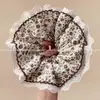 Goma para el Cabello Floral de Encaje de Doble Capa Alta Elasticidad para Mujer, Accesorio para Cola de Caballo con Acabado de Lujo para Adultos