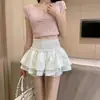 Nueva colección primavera/verano 2026: falda de línea A estilo ballet con cintura elástica, falda escalonada de cintura alta, falda de longitud media y falda corta con forma de calabaza