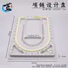 Herramienta de Wenwan con cuentas hecha a mano cuentas sueltas Hilo de ganchillo color aguja de ojo grande alambre de ganchillo Hilo de cristal gancho de acero con plomo