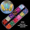 Accesorios para Uñas Pequeños Diamantes de Imitación Acrílicos Irregulares de Dorso Plano Cuentas Metálicas Lentejuelas Perlas de Nácar Diamantes de Imitación de Pan de Oro