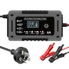 Cargador de Batería de Plomo-Ácido Inteligente de Pulso 12V6A 110 Voltaje Amplio para Coche y Motocicleta, Venta al por Mayor