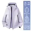 Chaqueta 3 en 1 para Mujer 2026 Nueva Primavera/Otoño Resistente al Viento Impermeable para Montañismo para Trekking en Xizang