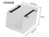 NSH 6173 mini estante de almacenamiento de escritorio apilable estante de almacenamiento de escritorio estilo japonés apilable almacenamiento pequeño