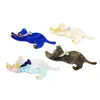 Pinza para el Cabello de Gato Estilo Japonés y Coreano con Cielo Estrellado Soñador para la Parte Posterior de la Cabeza, Linda Pinza para el Cabello de Gato para Niñas y Niños, Accesorio de Gato de Alta Gama para el Cabello