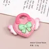 Acessórios de Resina DIY Desenho Animado Joias Flor Bolsa Cola Creme Grampo de Cabelo Capa de Celular Fivela de Sapato Chaveiro Pingente com
