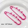 Broche de Seguridad con Hebilla de Hierro en Bucle y Laca de Colores Dulces Pin de Seguridad DIY Ropa Bolsa Colgante Accesorio Decoración