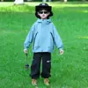 Chaqueta de Otoño para Niños 2026 Nueva Elegante Impermeable con Capucha para Bebé Ropa de Moda de Primavera y Otoño para Niños