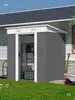 Galpão de Armazenamento de Ferramentas para Jardim Externo, Área de Serviço Externa, Casa Modular para Telhado, Casa Móvel Destacável, Fácil de Montar