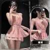 Zuitingfeng lencería sexy talla grande camisón sexy para mujer, camisola de malla de encaje francés de alta gama sin espalda
