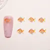 Decoraciones Populares Luminosas para Uñas Resina Accesorios Pequeños Materiales para Aretes DIY Mundo Submarino Peces Pequeños Accesorios de Decoración para Uñas