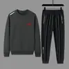 Traje Deportivo para Hombre 2023 Otoño Nuevo Marca Trendy Sudadera Guapa con Ropa Deportiva Casual Engrosada para Jóvenes y Personas de Mediana Edad