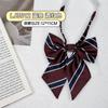 Corbata de Estilo Japonés a Rayas Tokyo Estacional Jk Estilo Original Estudiante Universitario Colegial Roja Cian Dorada con Colección de Corbatas para Mujer