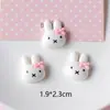 Desenho Animado Coelho Fofo com Laço Acessórios de Resina Acessórios de Cabelo Flores para Sapatos Material DIY Fabricante Pj1475