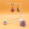 Novo Chaveiro Borboleta de Borracha Macia de PVC Transfronteiriço Bonito Desenho Animado Pingente de Mochila Estoque Pronto Chaveiro Joia Presente