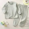Conjunto Térmico Infantil Pijama Outono Inverno para Crianças Maiores, Roupa de Casa, Roupa Íntima Térmica para Meninos e Meninas