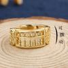 Anillo ábaco de plata 925 anillo femenino diseño de nicho retro moda personalidad simple ajustable masculino