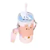 Titular de Tarjeta Personalizado Creativo Patrón Bolso de Cuero PU Taza de Café Taza de Té con Leche Taza de Agua Cubierta Protectora para Manos Logo Personalizado
