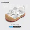 Wei Jun Yi Sandalias de Pie para Bebé Niña Verano Suela Suave Antideslizantes Zapatos de Princesa Zapatos de Bebé Sandalias para Niña Zapatos Funcionales