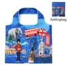 Bolsa de Protección Ambiental Explosiva Transfronteriza Serie de Pinturas Famosas Van Gogh Estrella Bolsa de Compras Plegable de Dibujos Animados Bolsa de Almacenamiento Portátil