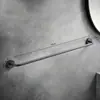 Toallero de Acero Inoxidable de una Barra 304, Barra Colgante para Baño sin Taladro, Estante Extendido para Toallas de Doble Barra Montado en Pared