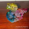 Enfeite do Ano do Dragão de Cristal Amarelo, Doze Animais do Zodíaco, Presente de Cerimônia de Abertura, Artesanato de Cristal, Decoração de Casa, Artesanato de Cristal