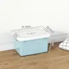 Caja de Almacenamiento de Plástico Transparente Extra Grande Caja de Almacenamiento Gruesa para Ropa y Colchas del Hogar Caja de Almacenamiento para Libros Tamaño Grande