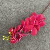 Nueva flor artificial de Phalaenopsis de 9 cabezas con tacto de 7 cabezas, simulación de pegamento, Phalaenopsis, decoración para el hogar y la boda.