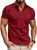 Temu Transfronteiriço Europeu e Americano Mais Vendido Verão Novo Tamanho Europeu Camiseta Masculina de Manga Curta Comércio Exterior Casual Esportivo Camisa Polo