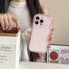 Capa Onda Creme Adequada para Apple 15/16Pro Capa de Celular Transparente Iphone13/14 Porta-Retrato Material DIY Macia
