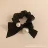 Diadema de Año Nuevo con Alta Elasticidad, Pedrería y Perlas; Elástico de Moda para Cola de Caballo; Accesorio para el Cabello Versátil
