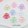 En stock concha de luna acrílica accesorios de joyería DIY pegamento crema hecho a mano material horquilla hebilla de zapato Accesorios Venta al por mayor